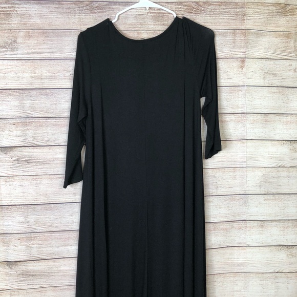 Philosophy Comfy Black High Low Maxi Dress SzM - Picture 5 of 7